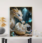 Preview: Diamond Painting Drachenmutter mit ihrem Baby